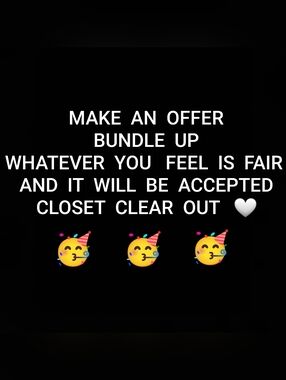 Closet Clear Out